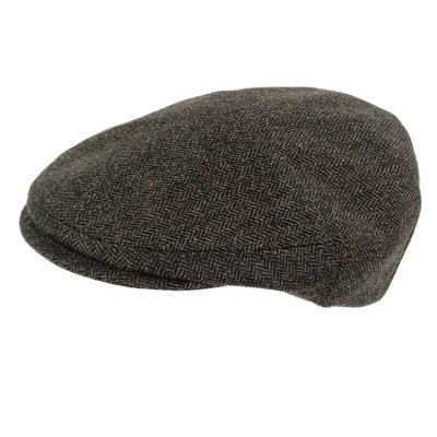Casquette gavroche/irlandaise - Gårda Premium Kirkby Wool Sixpence (noir/blanc)