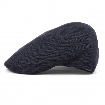 Gubbkeps / Flat cap - Gårda Lacona Flat Cap (blå)