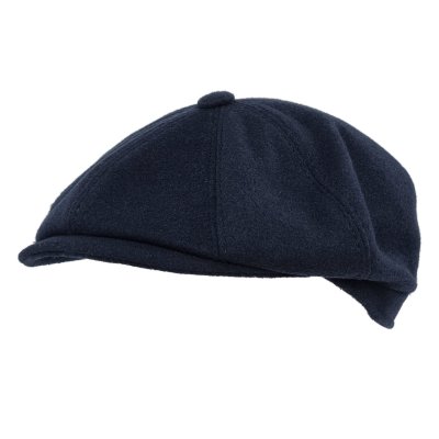 Casquette gavroche/irlandaise - Gårda Premium Larkhall Wool Newsboy (bleu)