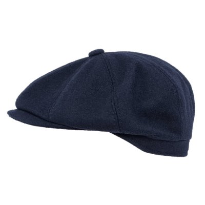 Casquette gavroche/irlandaise - Gårda Premium Larkhall Wool Newsboy (bleu)