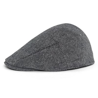 Casquette gavroche/irlandaise - Gårda Lazonby (noir/blanc)