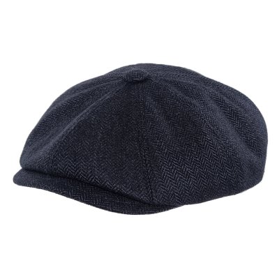 Casquette gavroche/irlandaise - Gårda Premium Oakham Wool Newsboy (bleu)