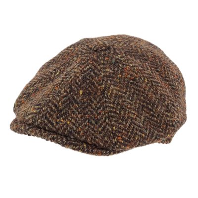Casquette gavroche/irlandaise - Gårda Premium Selkirk Wool Newsboy (marron)