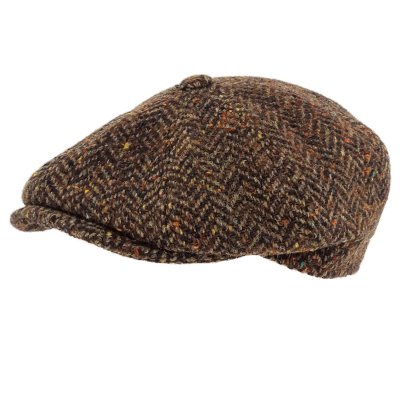 Casquette gavroche/irlandaise - Gårda Premium Selkirk Wool Newsboy (marron)