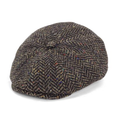 Casquette gavroche/irlandaise - Gårda Premium Selkirk Wool Newsboy (vert)