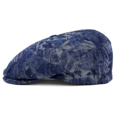 Casquette gavroche/irlandaise - Gårda Silas Floral Newsboy (bleu)