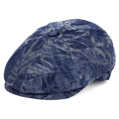 Casquette gavroche/irlandaise - Gårda Silas Floral Newsboy (bleu)