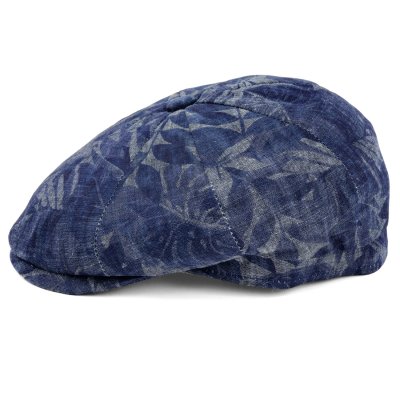 Casquette gavroche/irlandaise - Gårda Silas Floral Newsboy (bleu)