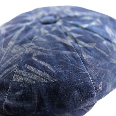 Casquette gavroche/irlandaise - Gårda Silas Floral Newsboy (bleu)