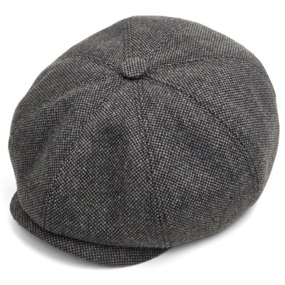 Casquette gavroche/irlandaise - Gårda Telford Newsboy Cap (gris foncé)