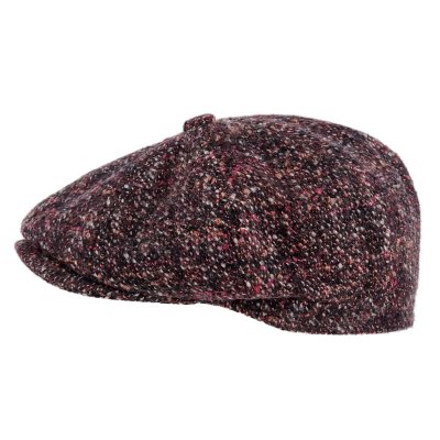 Casquette gavroche/irlandaise - Gårda Premium Tiverton Wool Newsboy (rouge)