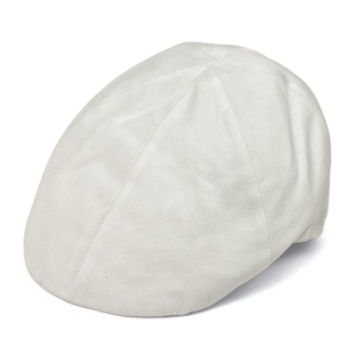 Casquette gavroche/irlandaise - Gårda Vico Cotton Flat Cap (crème)