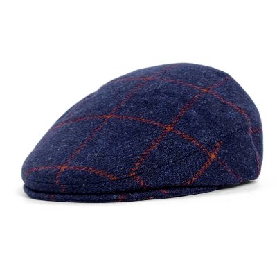 Casquette gavroche/irlandaise - Gårda Premium Warrington Wool Sixpence (bleu)