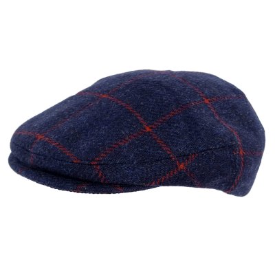 Casquette gavroche/irlandaise - Gårda Premium Warrington Wool Sixpence (bleu)