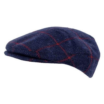 Casquette gavroche/irlandaise - Gårda Premium Warrington Wool Sixpence (bleu)