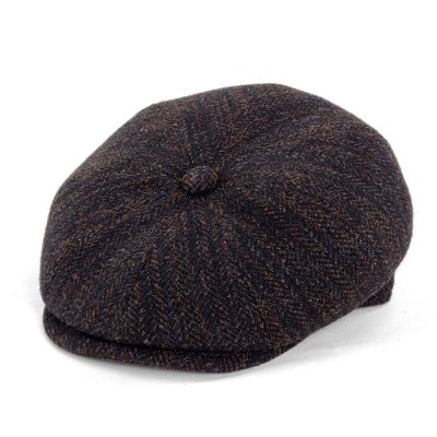 Casquette gavroche/irlandaise - Gårda Premium Wrexham Wool Newsboy (bleu)
