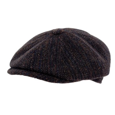 Casquette gavroche/irlandaise - Gårda Premium Wrexham Wool Newsboy (bleu)