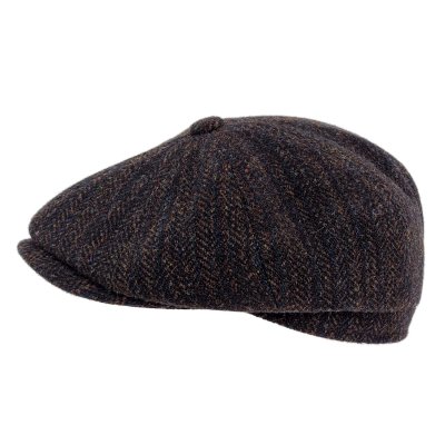 Casquette gavroche/irlandaise - Gårda Premium Wrexham Wool Newsboy (bleu)