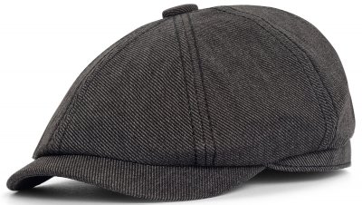 Casquette gavroche/irlandaise - Gårda Carnew Newsboy Cap (noir)