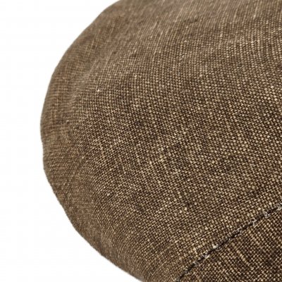 Casquette gavroche/irlandaise - Gårda Tallone Linen Flat Cap (marron)