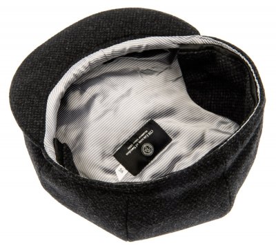 Casquette gavroche/irlandaise - CTH Ericson Gustav Earflap Re-Source Wool (gris)