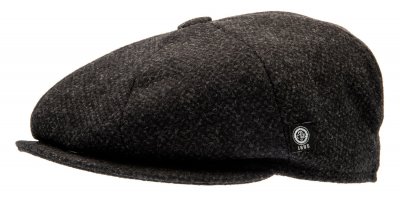 Casquette gavroche/irlandaise - CTH Ericson Gustav Earflap Re-Source Wool (gris)