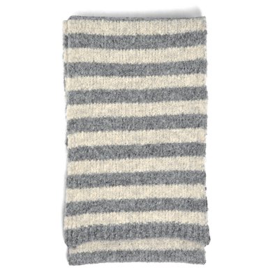 Écharpes - Gårda Grindelwald Striped Wool Mix Scarf (beige/gris)