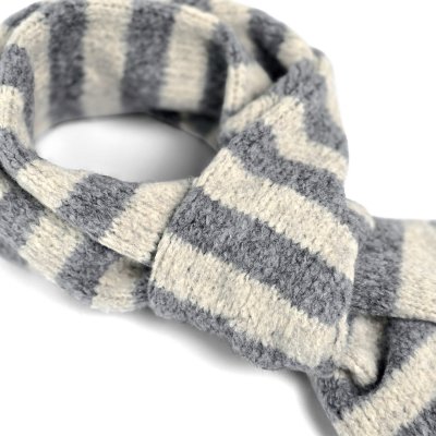 Écharpes - Gårda Grindelwald Striped Wool Mix Scarf (beige/gris)