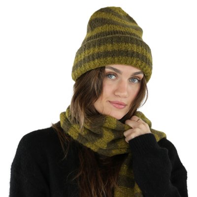 Écharpes - Gårda Grindelwald Striped Wool Mix Scarf (vert)