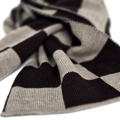 Écharpes - Gårda Kitzbühel Merino Wool Check Scarf (marron/beige)