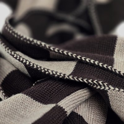 Écharpes - Gårda Kitzbühel Merino Wool Check Scarf (marron/beige)