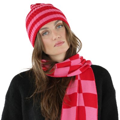 Écharpes - Gårda Kitzbühel Merino Wool Check Scarf (rouge/rose)