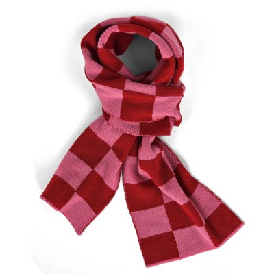 Écharpes - Gårda Kitzbühel Merino Wool Check Scarf (rouge/rose)