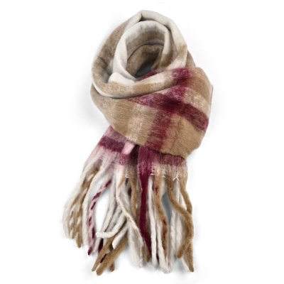 Écharpes - Gårda Piazzi Check Scarf (blanc/rose)
