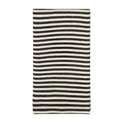 Écharpes - Gårda Engelberg Striped Wool Mix Scarf (marron/blanc)