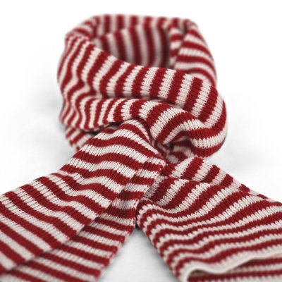 Écharpes - Gårda Engelberg Striped Wool Mix Scarf (rouge/blanc)