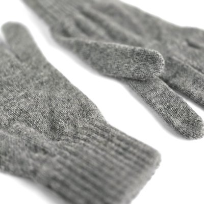 Gants - Gårda Tolmin Knitted Wool Mix Gloves (gris)