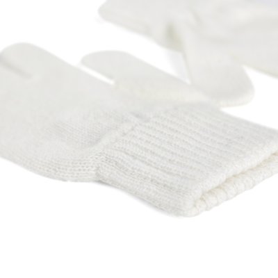 Gants - Gårda Tolmin Knitted Wool Mix Gloves (blanc)