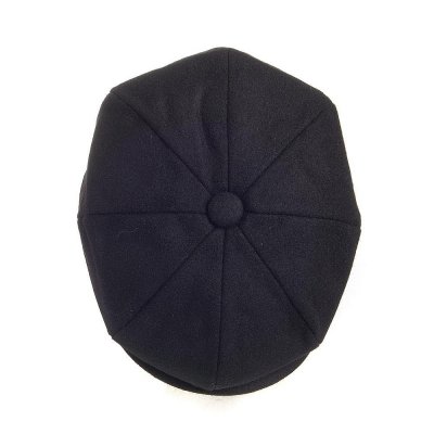 Casquette gavroche/irlandaise - Jaxon Harlem Newsboy Cap (noir)