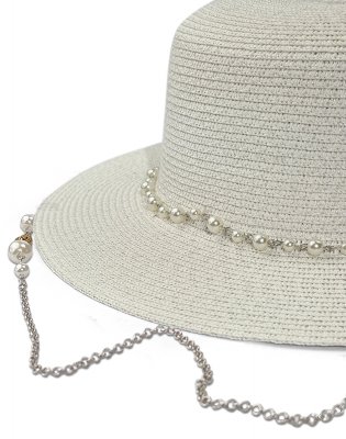 Chapeau de paille - Gårda Amidala (blanc)