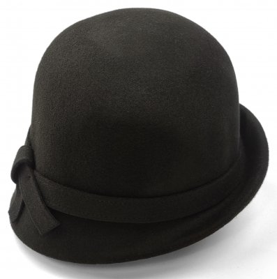 Chapeaux - Gårda Ofena Wool Cloche (noir)