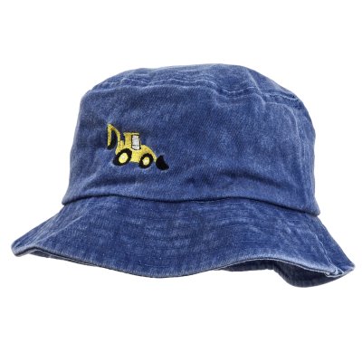 Chapeaux Enfant - Gårda Bulldozer Bucket Hat (bleu)