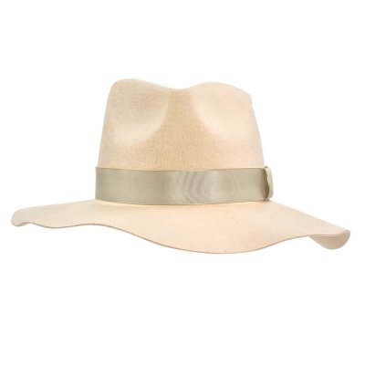 Chapeaux - Gårda Carlow Wool Fedora (beige)