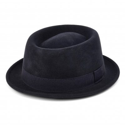 Chapeaux - Gårda Asolo Pork Pie Wool Hat (bleu)