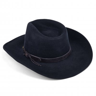 Chapeaux - Gårda Bowmont Crushable Wool felt Western hat (bleu)