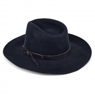 Chapeaux - Gårda Bowmont Crushable Wool felt Western hat (bleu)