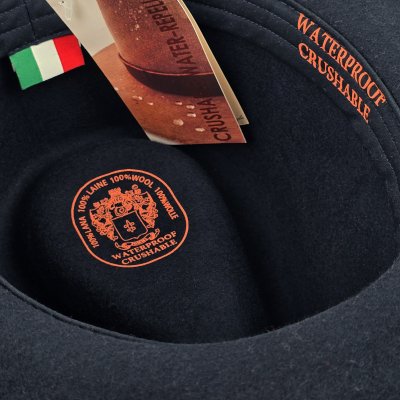 Chapeaux - Gårda Bowmont Crushable Wool felt Western hat (bleu)