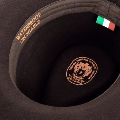 Chapeaux - Gårda Bowmont Crushable Wool felt Western hat (marron)