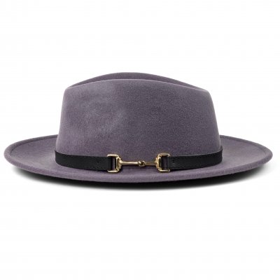 Chapeaux - Gårda Braga Wool felt Fedora (gris)