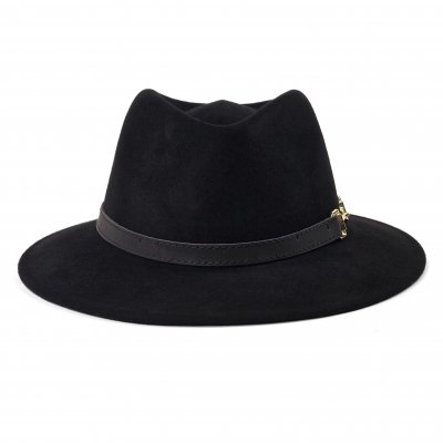 Chapeaux - Gårda Braga Wool felt Fedora (noir)